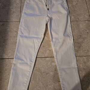 NWT Women's American Eagle White Super Hi-Rise Jegging Crop 6 Short Stretch